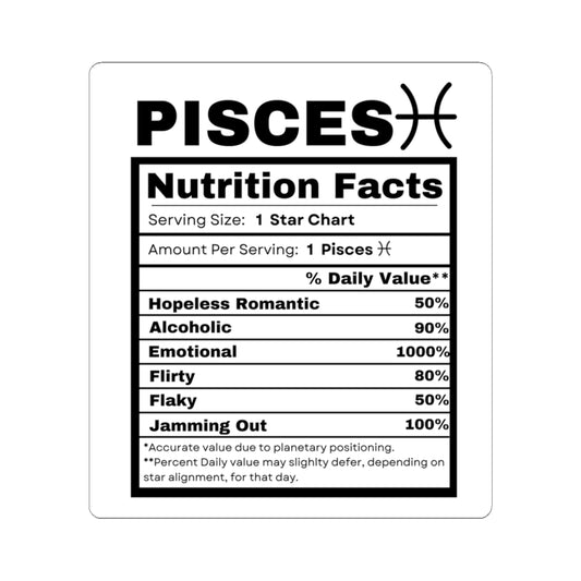 "Pisces" Kiss-Cut Stickers