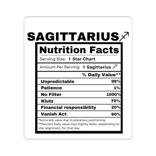 "Sagittarius" Kiss-Cut Stickers